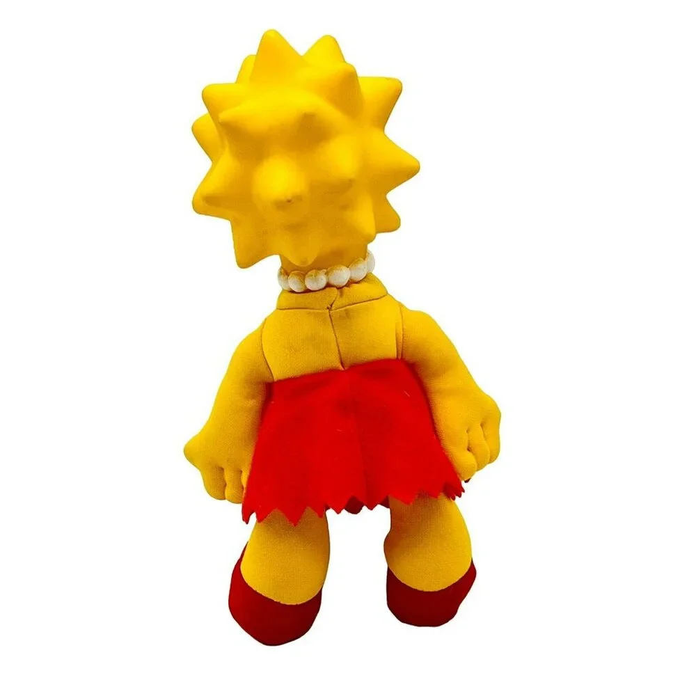 Simpsons Lisa Sister‎ Vinyl Head Plush Body Doll 1990 20th Century Fox Vintage